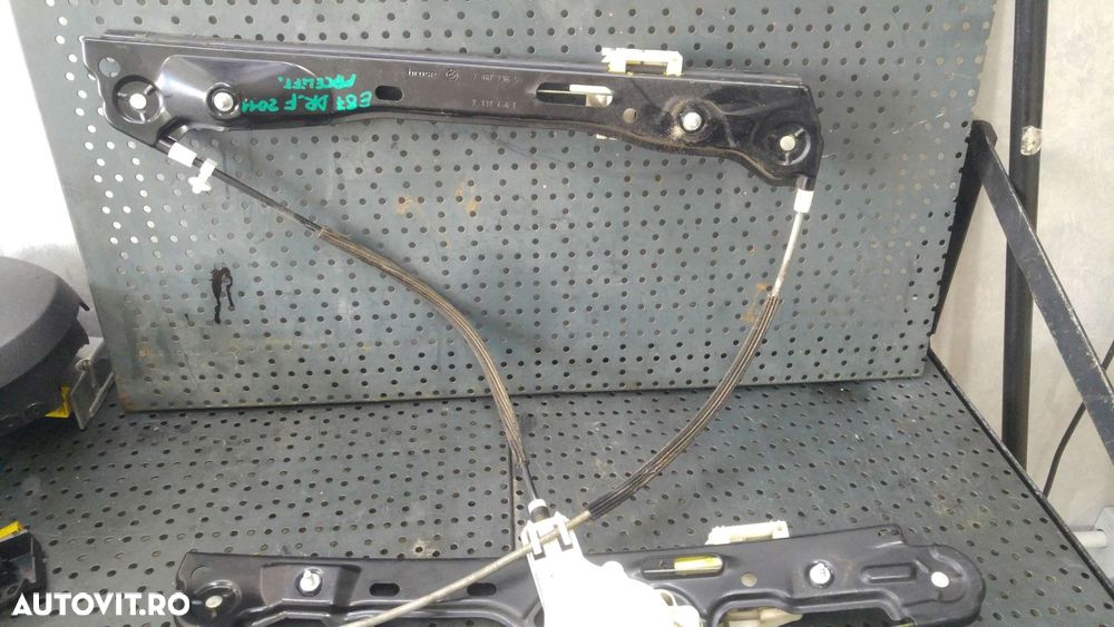 Macara geam electric cu motoras dreapta fata bmw seria 1 e81 e87 facelift 7067796s 7138466e - 1