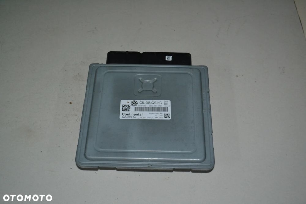 VW AUDI SEAT SKODA 1,6 TDI KOMPUTER STEROWNIK SILNIKA CONTINENTAL 03L906023NC 5WP42602AA - 2