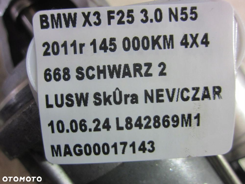 BMW X3 F25 N55 E81 E87 E90 E92 F31 E84 E70 E71 ROZRUSZNIK SILNIKA 7616500 - 9