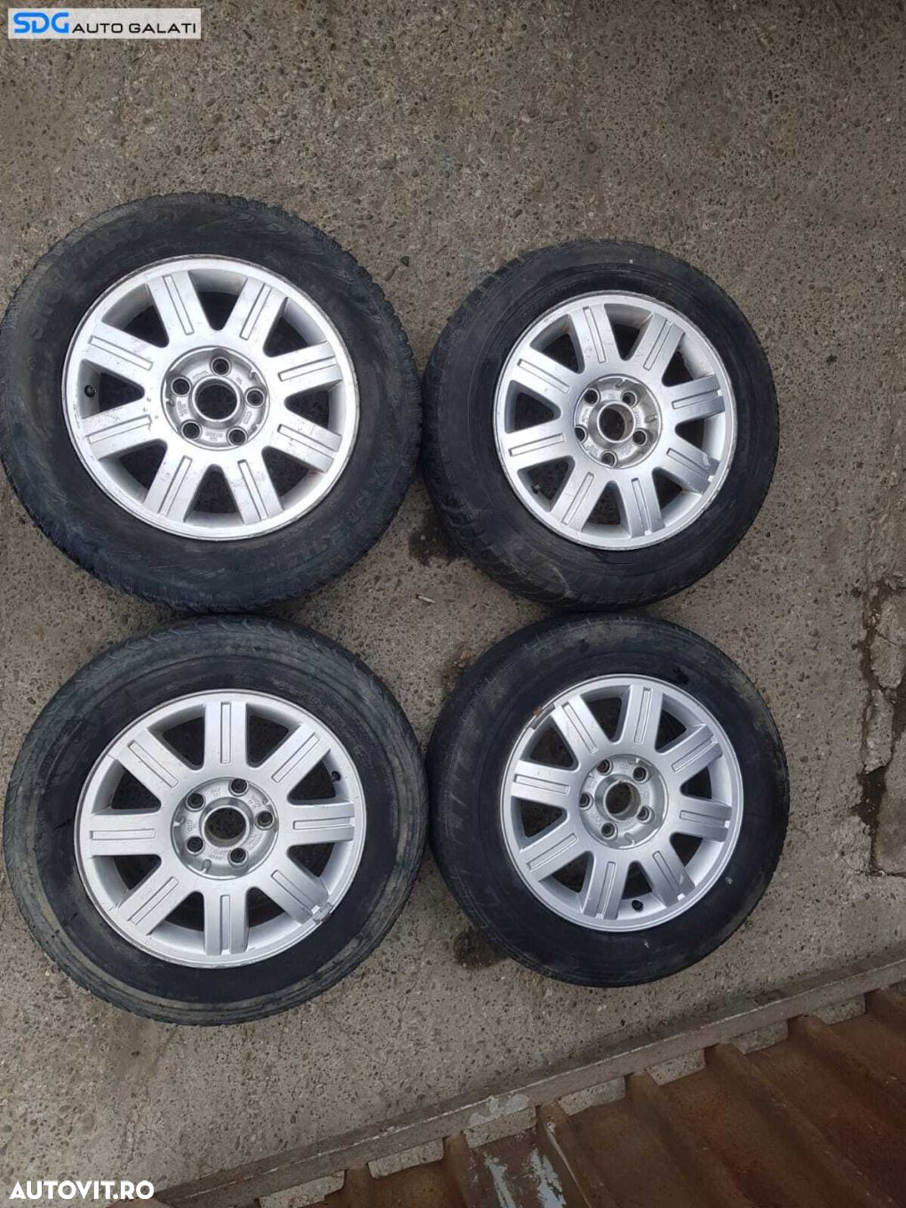 Set 4 Jante Roti Aliaj 5x112 195 65 R15 7JX15H2 ET45 7JX15H2 ET45 VW Golf 5 2004 - 2008 Cod 4B0601025B - 1