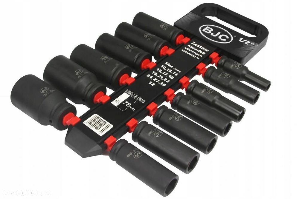 NASADKI UDAROWE 1/2 10-32MM DŁUGIE 13 ZESTAW BJC - 5
