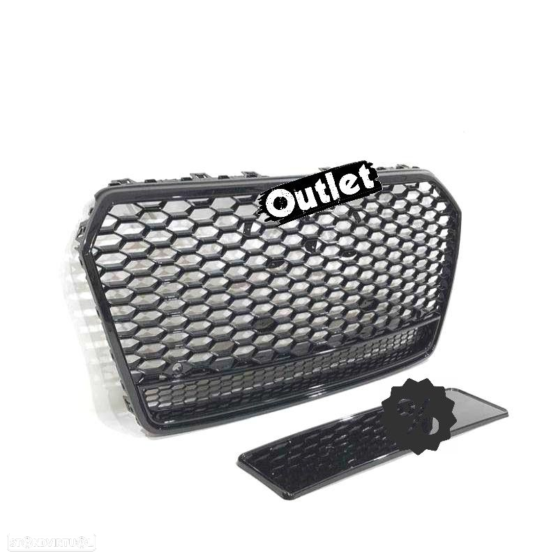 C011492C2 GRELHA DIANTEIRA AUDI A7 LOOK RS7 15-18 PRETO - 8