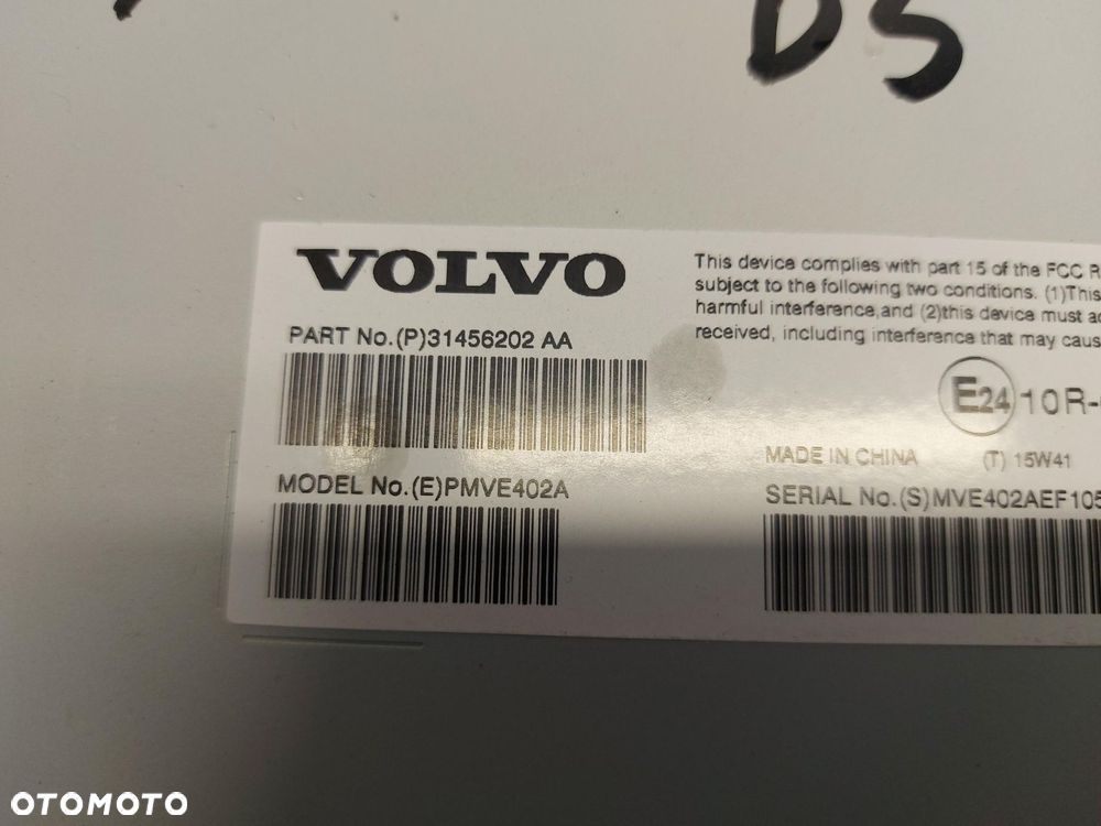 VOLVO XC90 II B5 Wzmacniacz radia 31456202 - 3