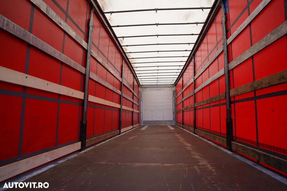 Schmitz Cargobull CORTINĂ / AXĂ RIDICATĂ / ACOPERIȘ RIDICAT / CONTENIER PENTRU PALEȚI - 17