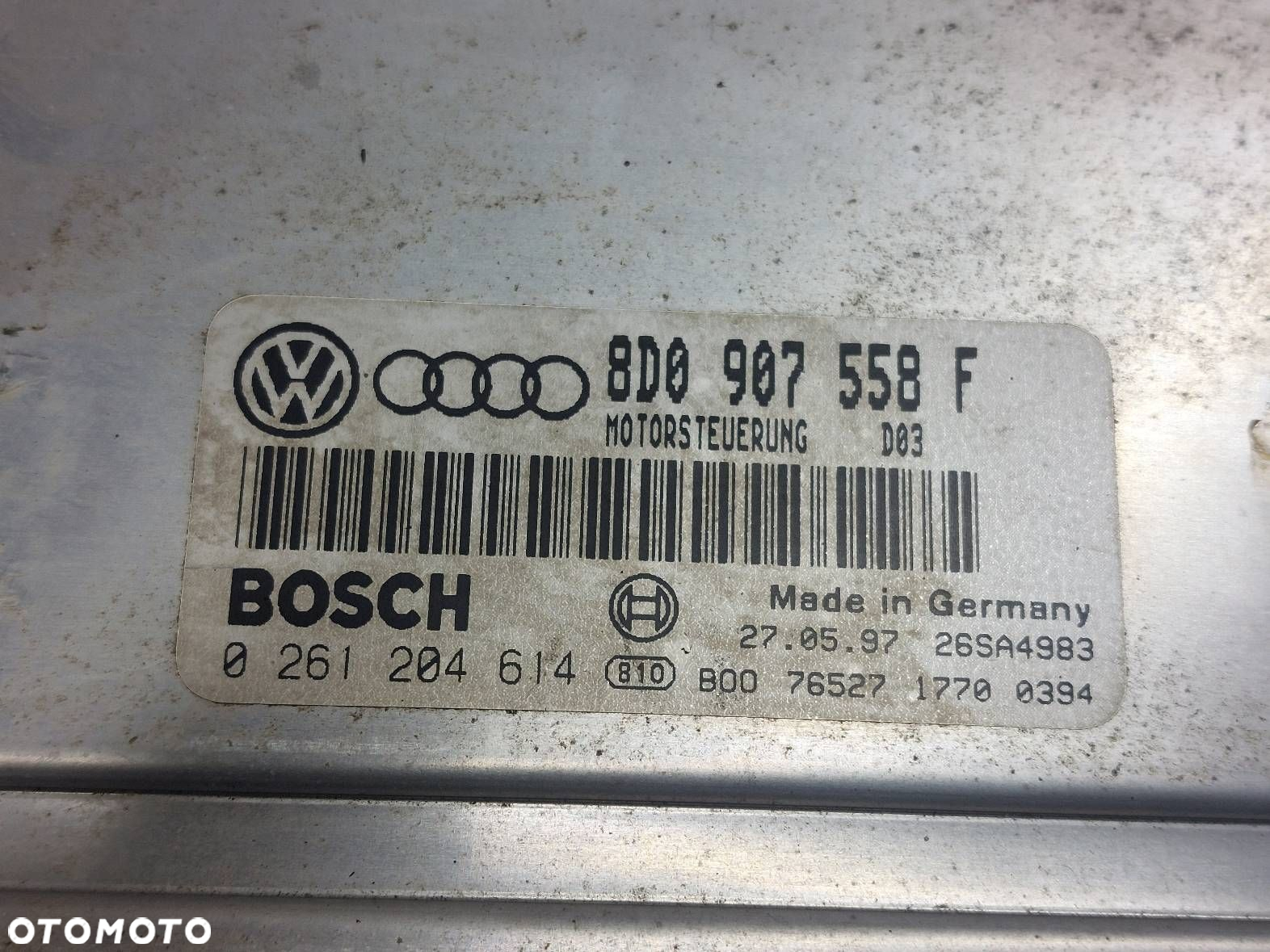 ZESTAW STARTOWY PASSAT B5 1.8 20V 8D0907558F - 2