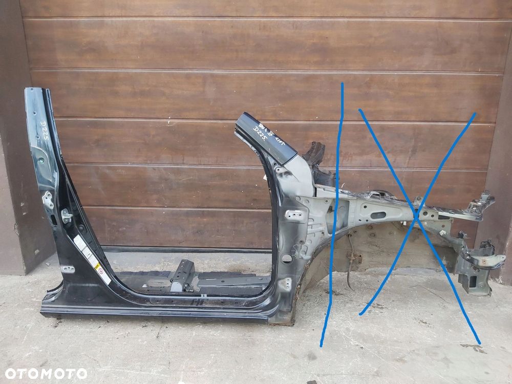 Toyota Rav4 III słupek prawy A B próg bok ćwiartka próg - 1