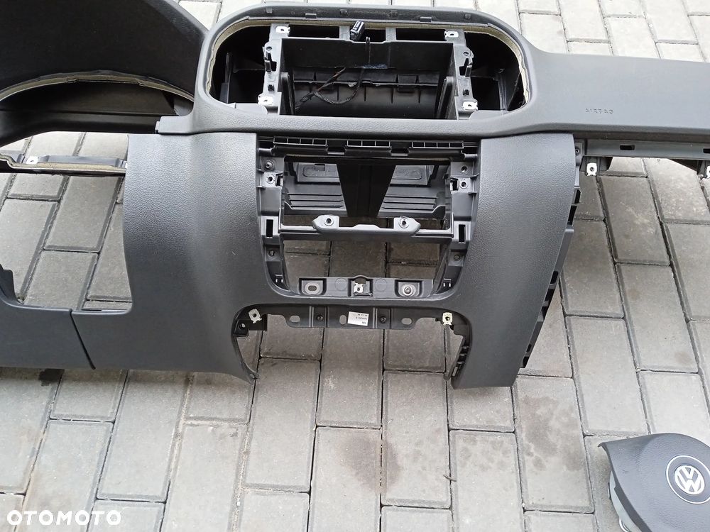 DESKA ROZDZIELCZA KONSOLA KOKPIT EU VW TIGUAN 1 I LIFT PODUSZKI AIRBAG - 3