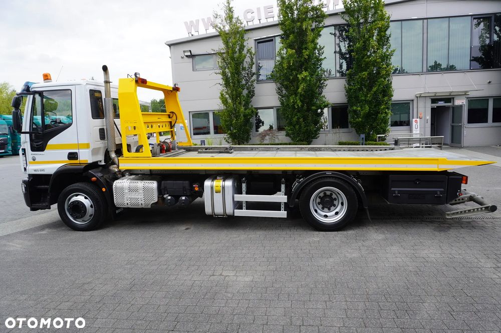 Iveco Eurocargo 160-210 / 75,000 km! / Opuszczana laweta OMARS / Widelec - 16