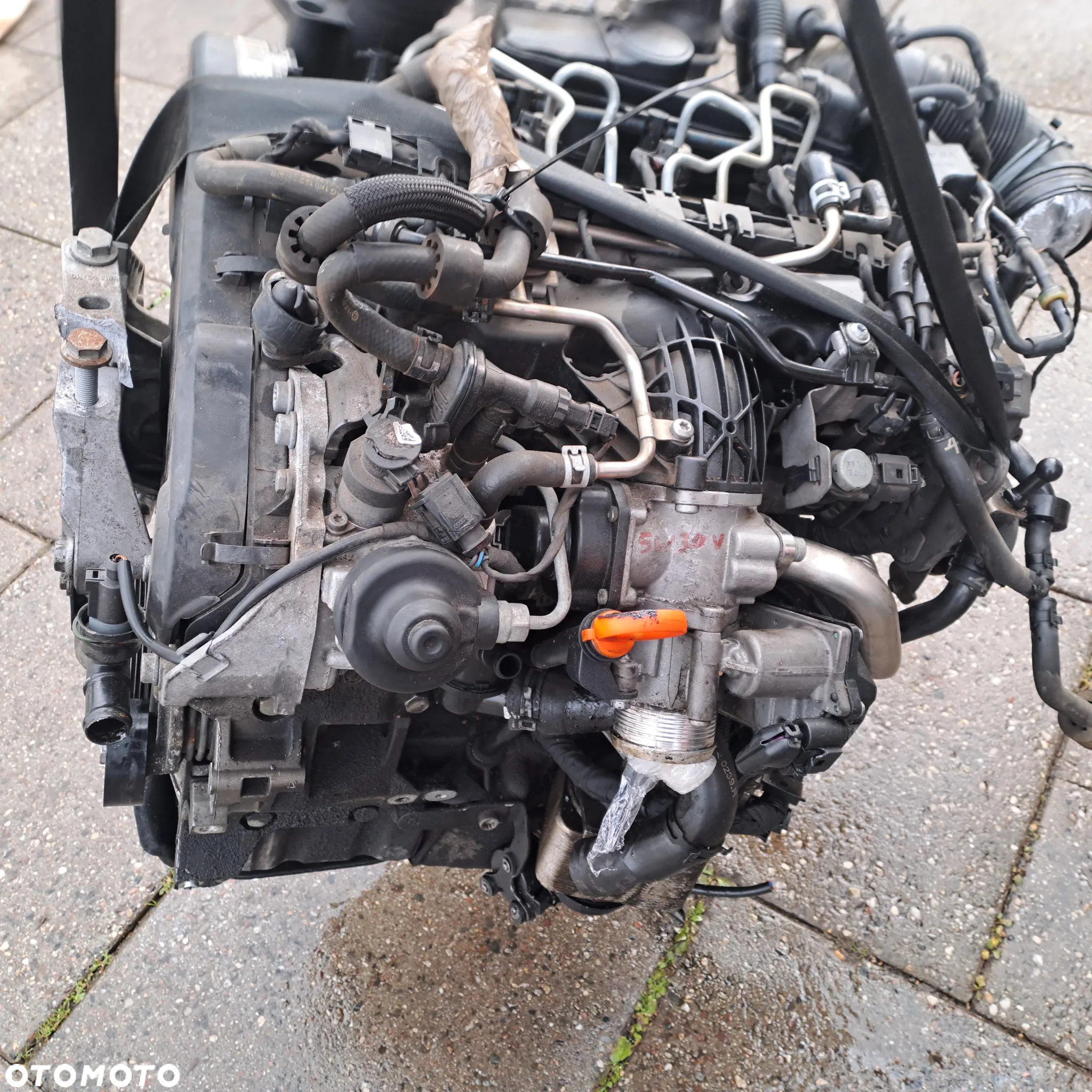 Volkswagen Sirocco 2.0 TDi 140KM silnik kompletny kod CBD CBDB CFHC 127tys.km - 4