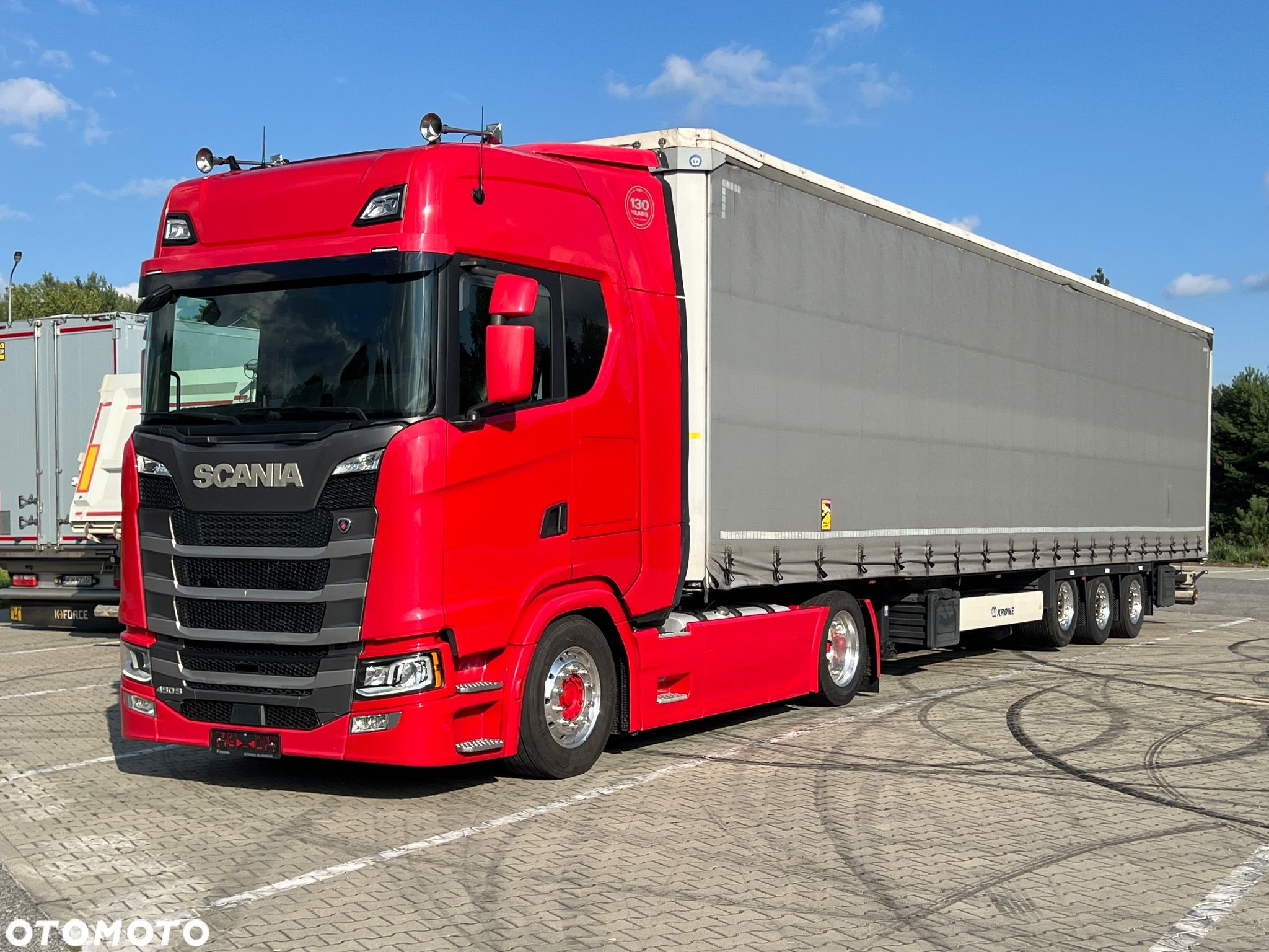 Scania S450 mega low deck perfekcyjny stan zestaw złoty kontrakt ASO full opcja - 1