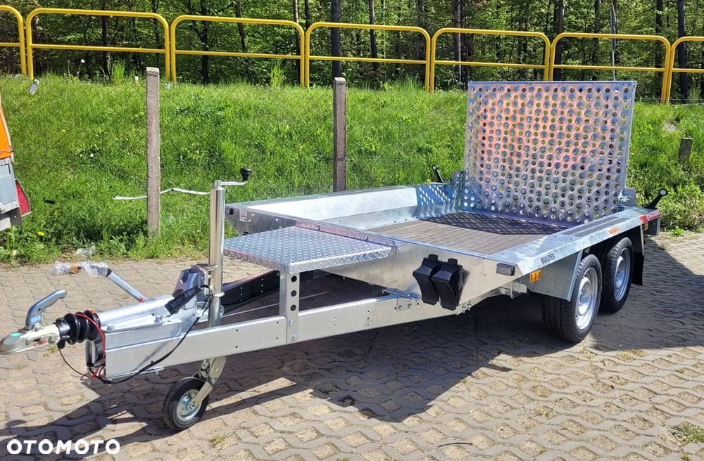 TEMARED Przyczepa koparkowa BUILDER 2615/2 C dmc 2700kg koła R14C pod koparkę MOCNA - 2