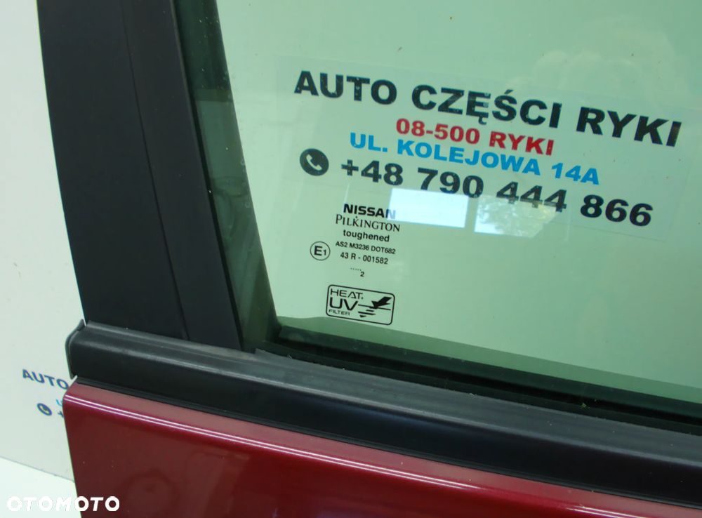 Nissan Almera N16 AX5 Drzwi Prawy Przód  Lusterko Boczek Zamek Klamka Podnośnik Szyba - 5