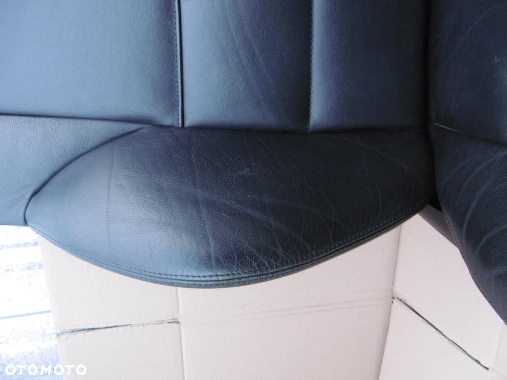 Fotele przednie sportsize czarna skóra skórzane bmw e46 sedan kombi - 13