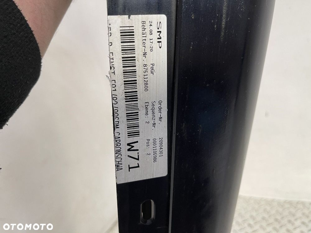 NAKŁADKA LISTWA PROGOWA PRAWA BMW 1 M-PAKIET E81 E82 CARBONSCHWARZ - 7
