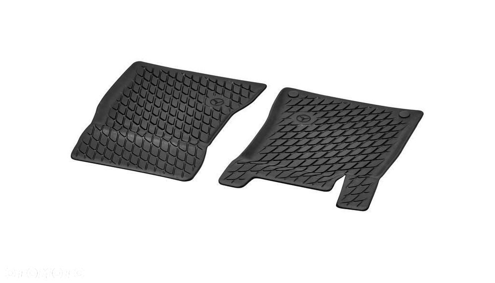 MERCEDES A B GLA GLB CLA dywaniki gumowe przednie kpl OE - 1