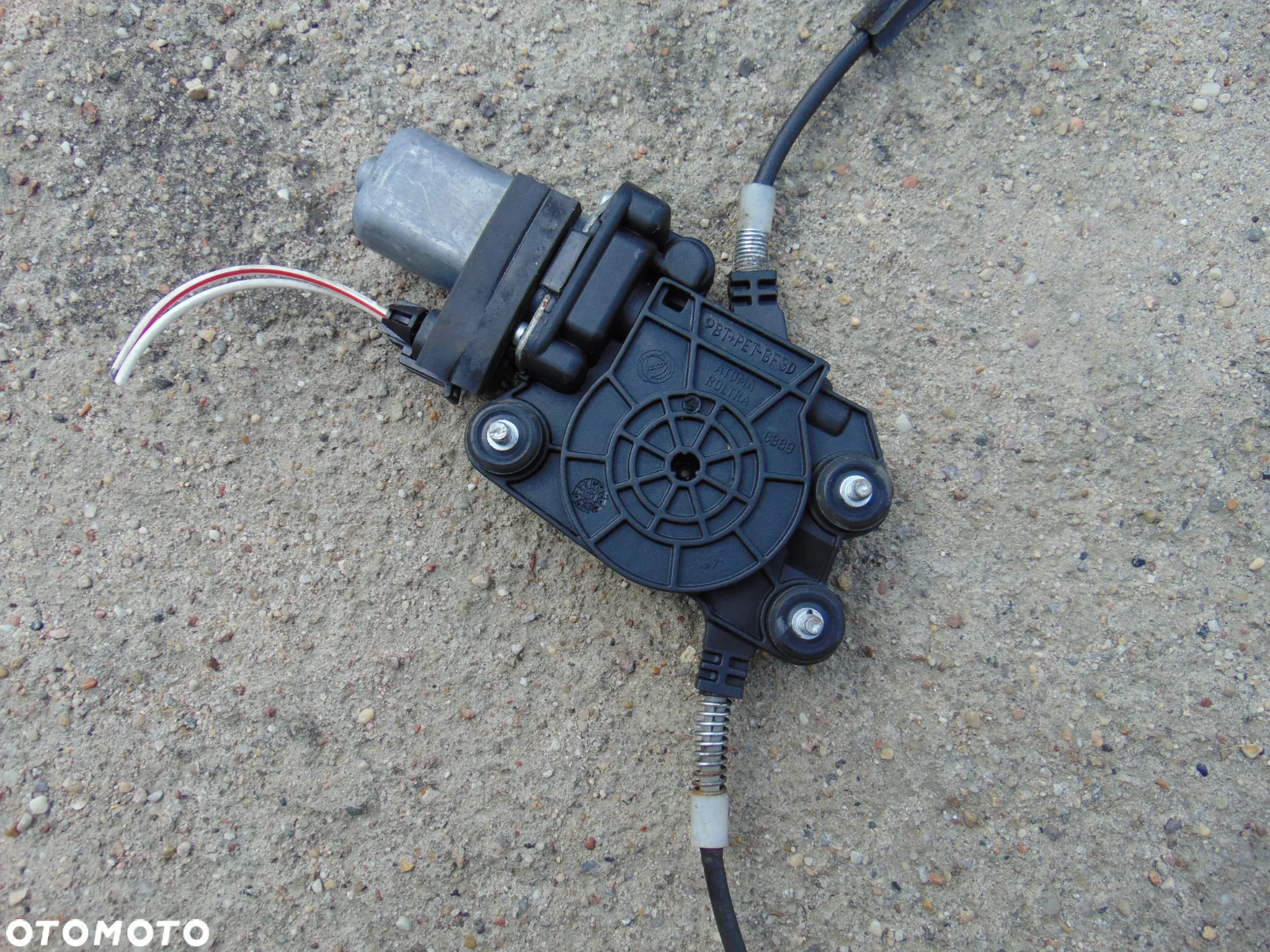 Podnośnik mechanizm szyby kierowcy lewy przód przedni Fiat Panda 2 II 03-12r - 3