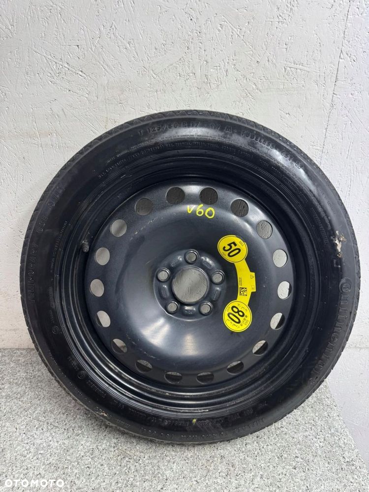 koło dojazdowe zapas volvo xc60 v60 s60 31302356 125/80/r17 5x108 - 1