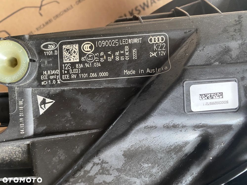 AUDI Q3 83A kompletny przód maska lampy zderzak błotnik pas Z7 Z7 LX7G 28km - 30