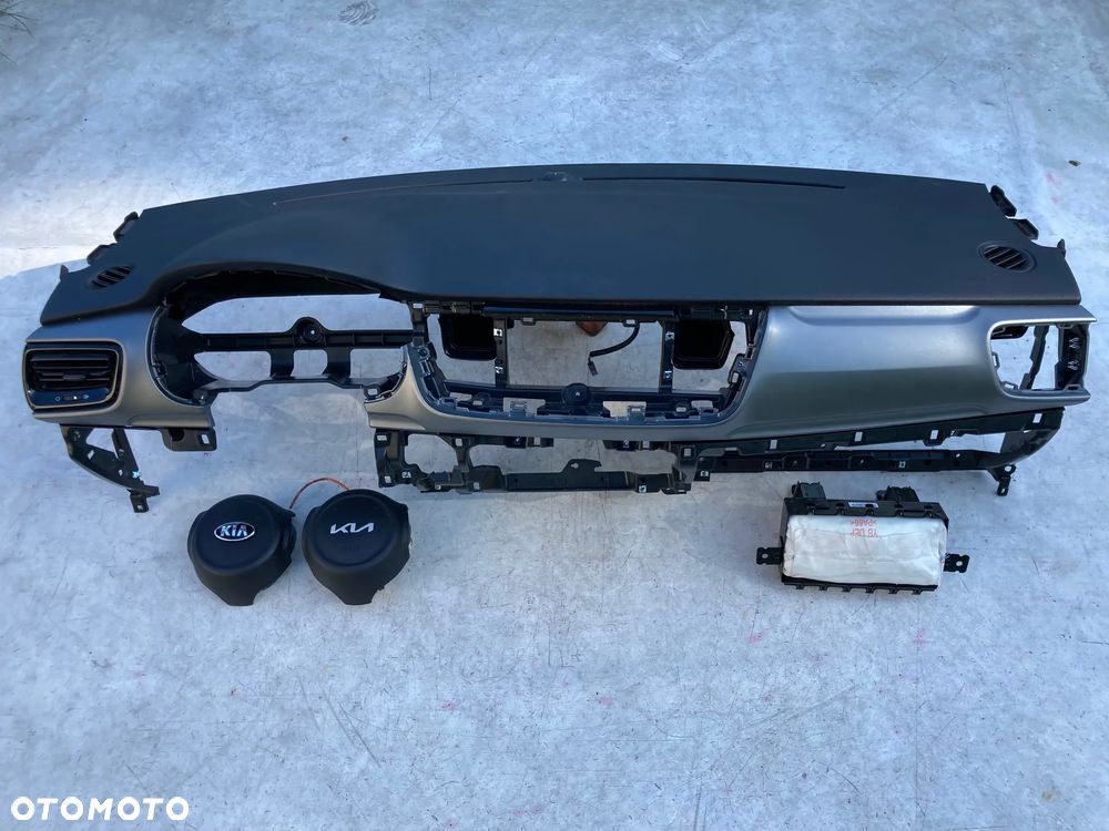 KIA RIO V 5 DESKA KONSOLA KOKPIT PULPIT PÓŁKA PARAPET AIRBAG PODUSZKI POWIETRZNE KIEROWCY PASAŻERA  naprawa regeneracja KURTYNA KURTYNY FOTELA W FOTEL !!! - 1