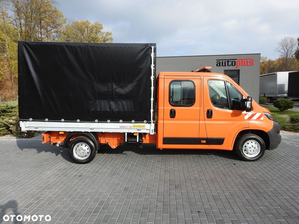 Peugeot BOXER SKRZYNIA PLANDEKA PODWÓJNA KABINA DOKA 7 MIEJSC KLIMATYZACJA PNEUMATYKA  140KM - 8