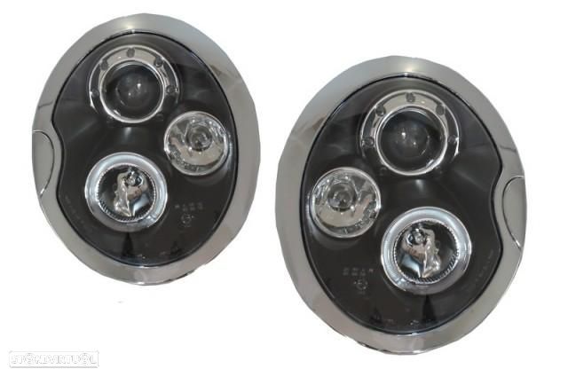 Faróis Mini R50 R52 R53 (2000 a 2006) Look Xenon - 1