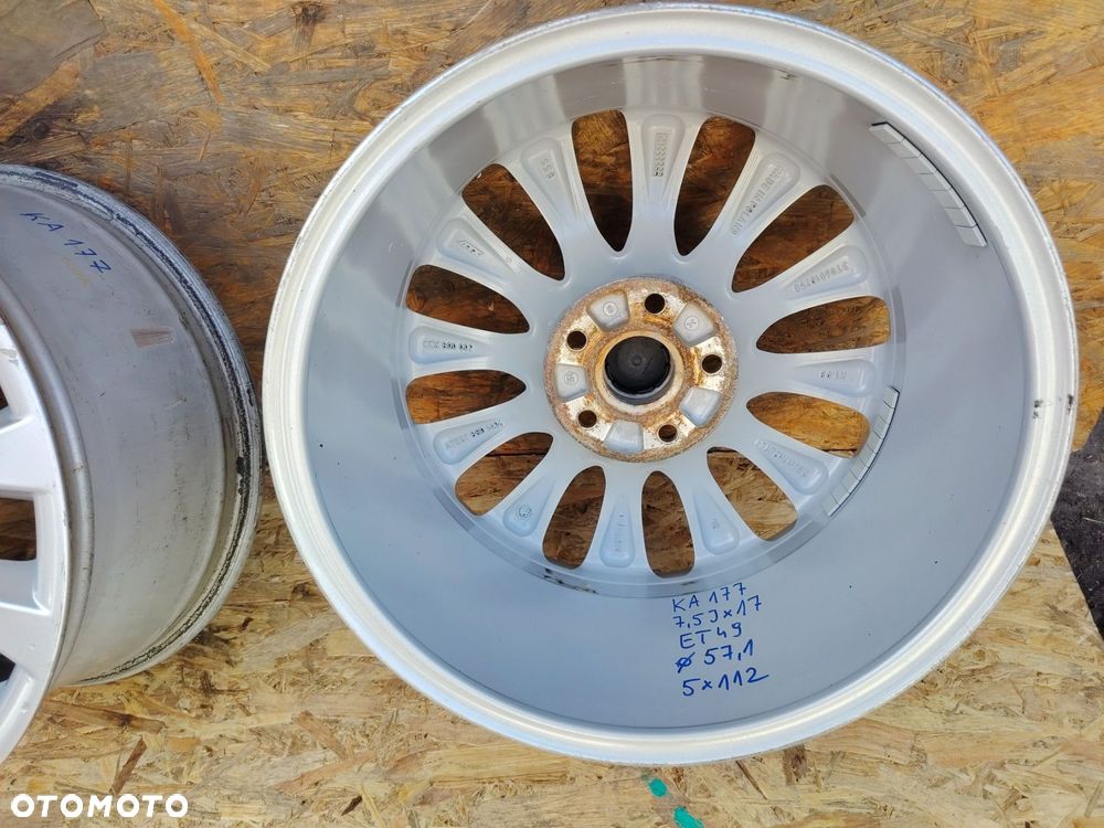 SKODA SUPERB 3T0601025G FELGI ALUMINIOWE KOMPLET X4 ET49 57,1 5X112 - 6