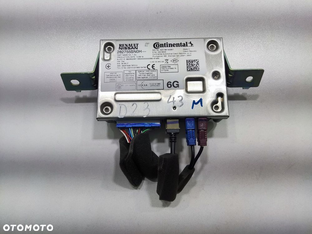 moduł sterownik zamka centralnego nissan navara iv d23 np300 282755sn0h 15- - 2