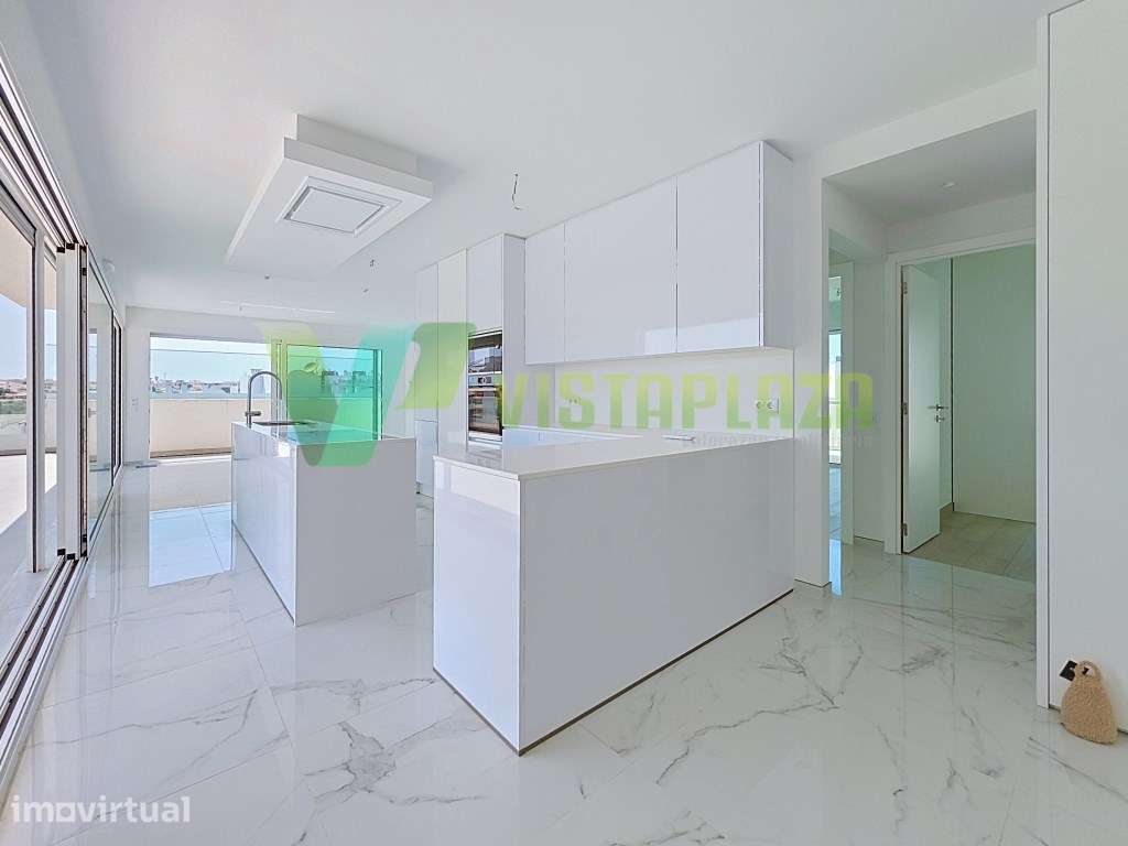 Exclusiva Penthouse T3 com Piscina Privada e Terraço de 100 m² na Q... - Grande imagem: 2/34