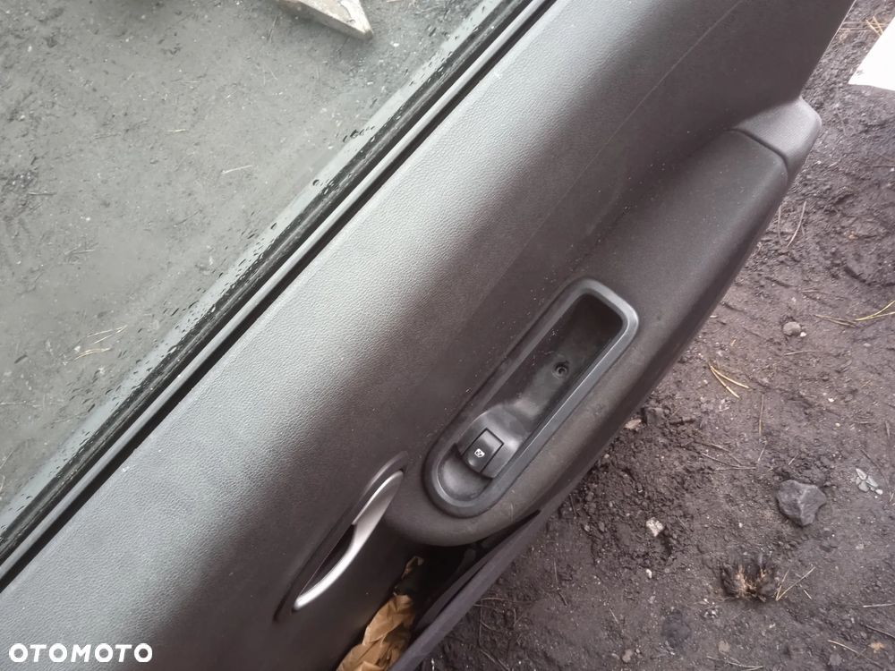 RENAULT CLIO III 05- PRAWE PRZEDNIE DRZWI SZYBA PANEL SZYBY ZAMEK PODNOŚNIK EL BOCZEK - 5
