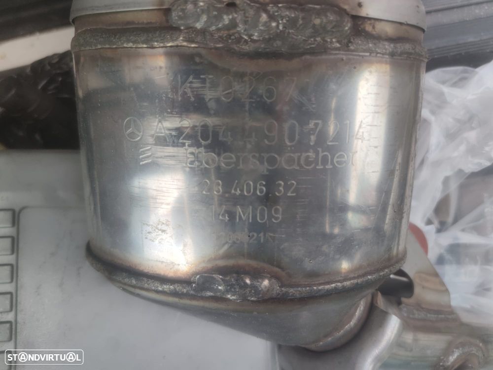 Tubo escape/Catalisador Mercedes C class W204 - 6