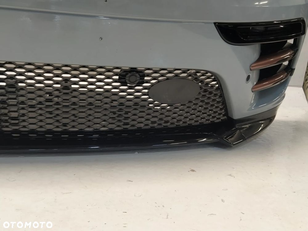 RANGE ROVER VELAR L560 R-DYNAMIC ZDERZAK PRZÓD PRZEDNI 4XPDC SPRYSKIWACZE PŁYTA GRILL KAMERA HALOGENY KOMPLETNY ORYGINAŁ - 6