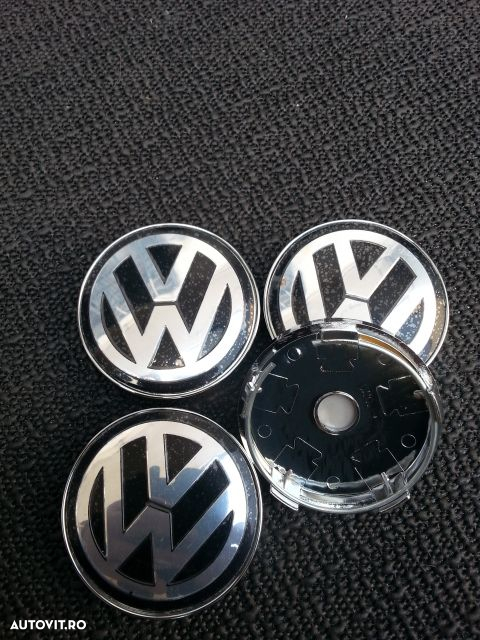 Capace janta aliaj vw,skoda,renault,bmw,audi cu inel de siguranta set 4buc - 4