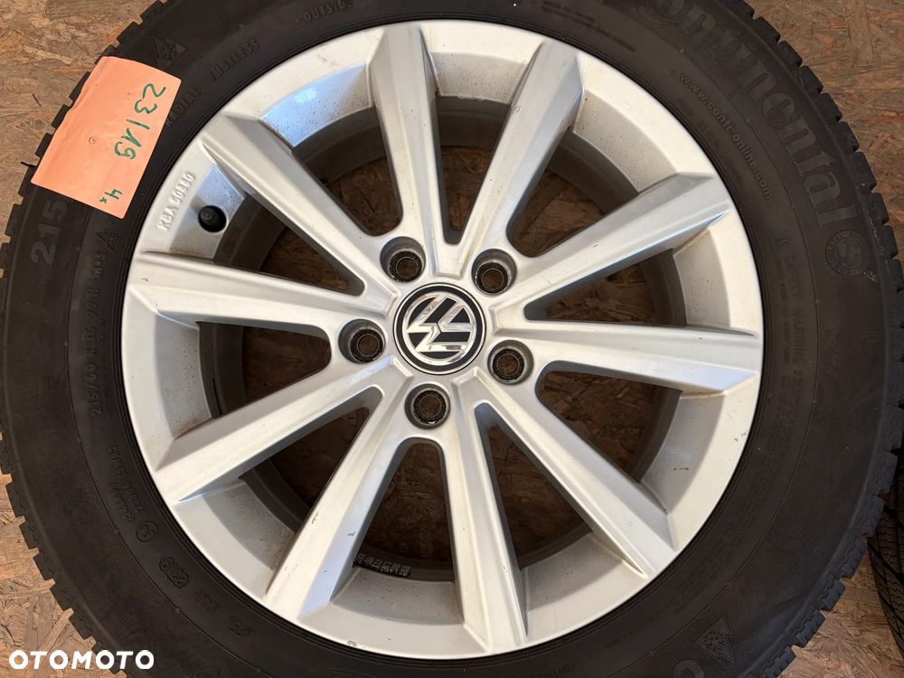 Felgi aluminiowe opony zimowe VW PASSAT B8 215/60 R16 6.5Jx16 ET42 - 10