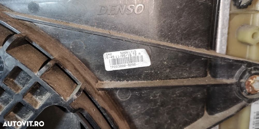 Fiat 500 trager electroventilator radiator apa radiator AC ramforsare bara fata - 5