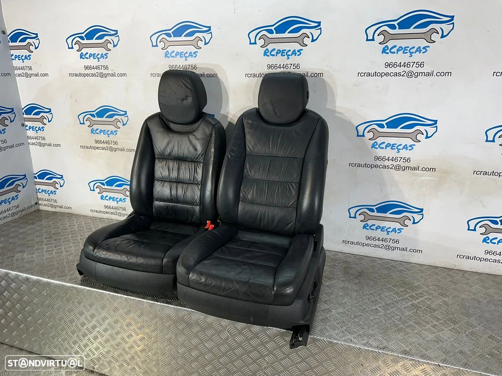 Conjunto Bancos Frente Frontal Tras Traseiros VW Volkswagen Touareg 7L 2002 -2010 - 12