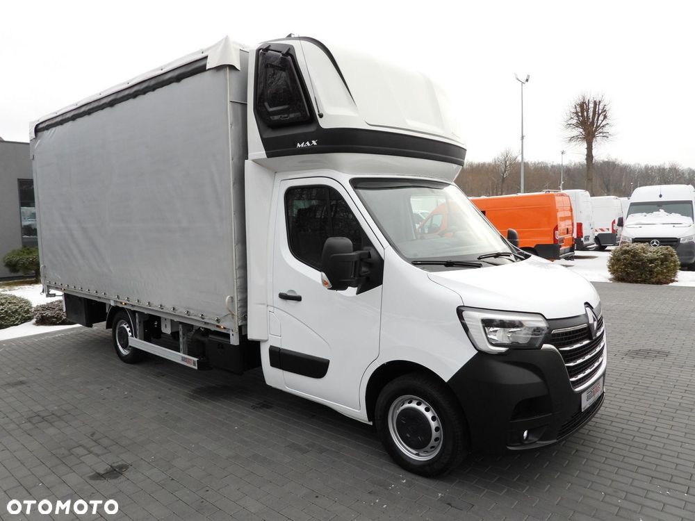 Renault MASTER PLANDEKA 10 PALET WEBASTO TEMPOMAT LEDY PNEUMATYKA KLIMATYZACJA  165KM - 5