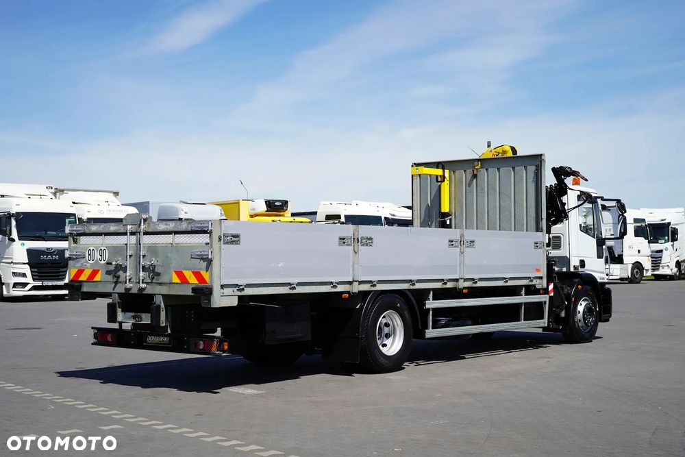 Iveco EUROCARGO / 180E25 / SKRZYNIOWY + HDS / HYVA HB 150 X / ROTATOR / WIDŁY / PILOT - 8