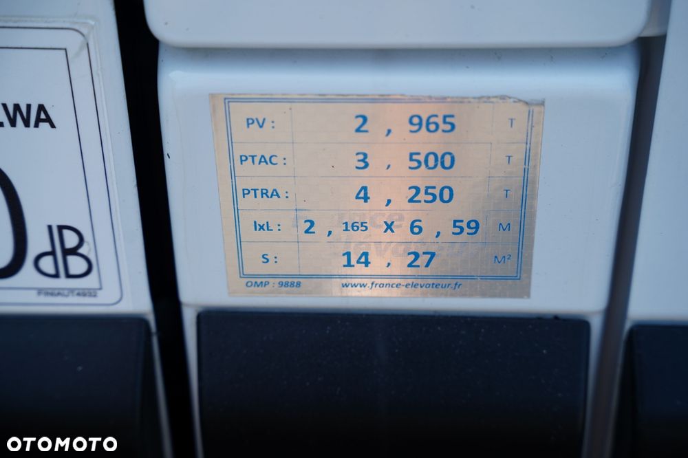 Renault MASTER / ZWYŻKA / BLASZAK / PODNOŚNIK KOSZOWY FRANCE ELAVATEUR 121 Ft - 12 M / MAX UDŹWIG 120 KG / EURO 6 - 28