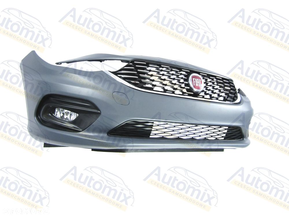 Zderzak przedni Fiat Tipo SDN 16 - 20 Atrapa + kratki + halogeny Komplet ! - 12