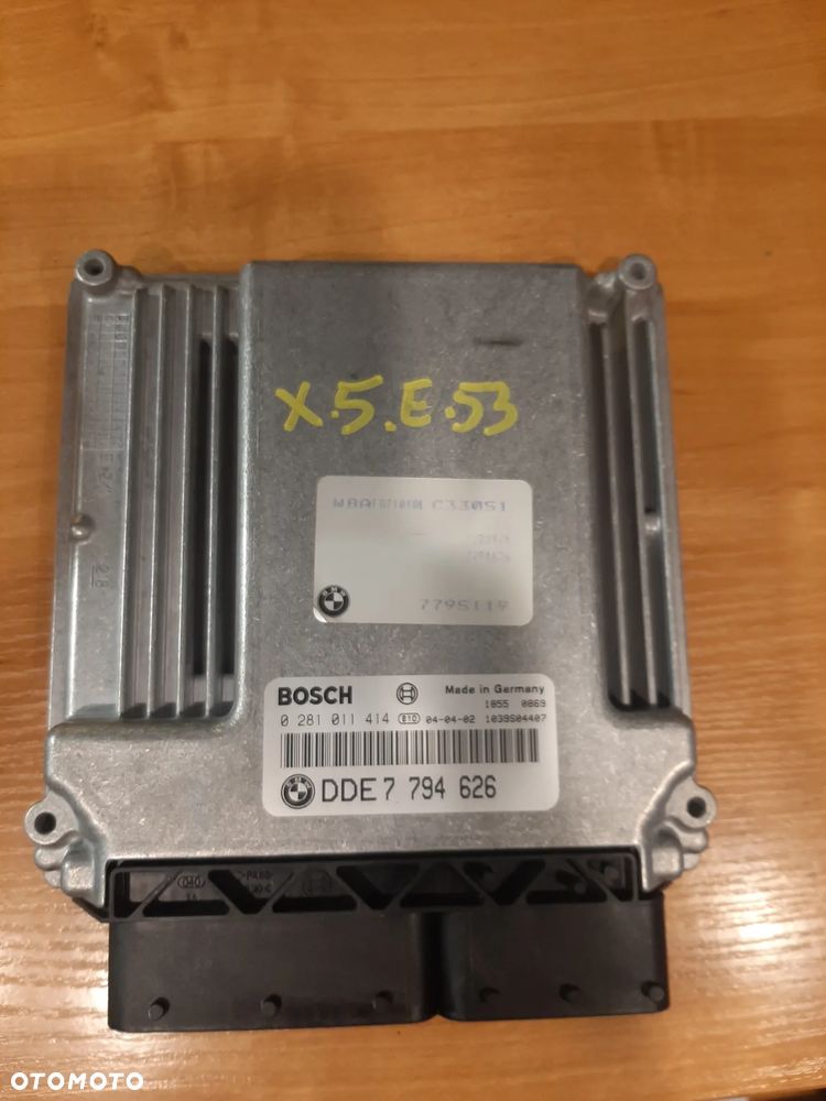 Sterownik silnika  BMW X5 E53  3.0 D  0281011414 - 1