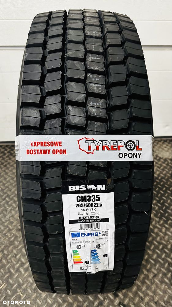 850netto Opona BISON TAJLANDIA 295/60 R22.5 napęd 295 60 Mega Laweta