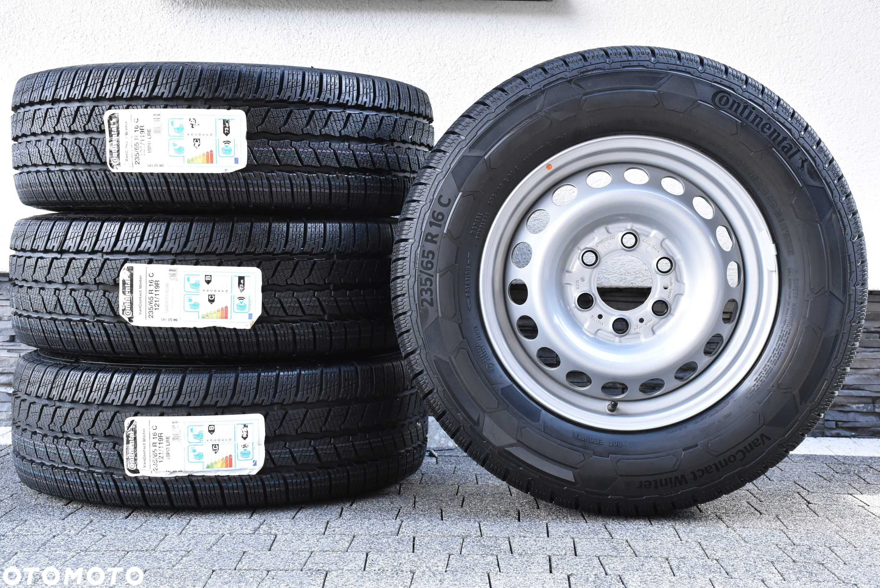 Nowe koła zimowe OEM Mercedes Sprinter W910 W907 W906 16" Conti 2025r - 3