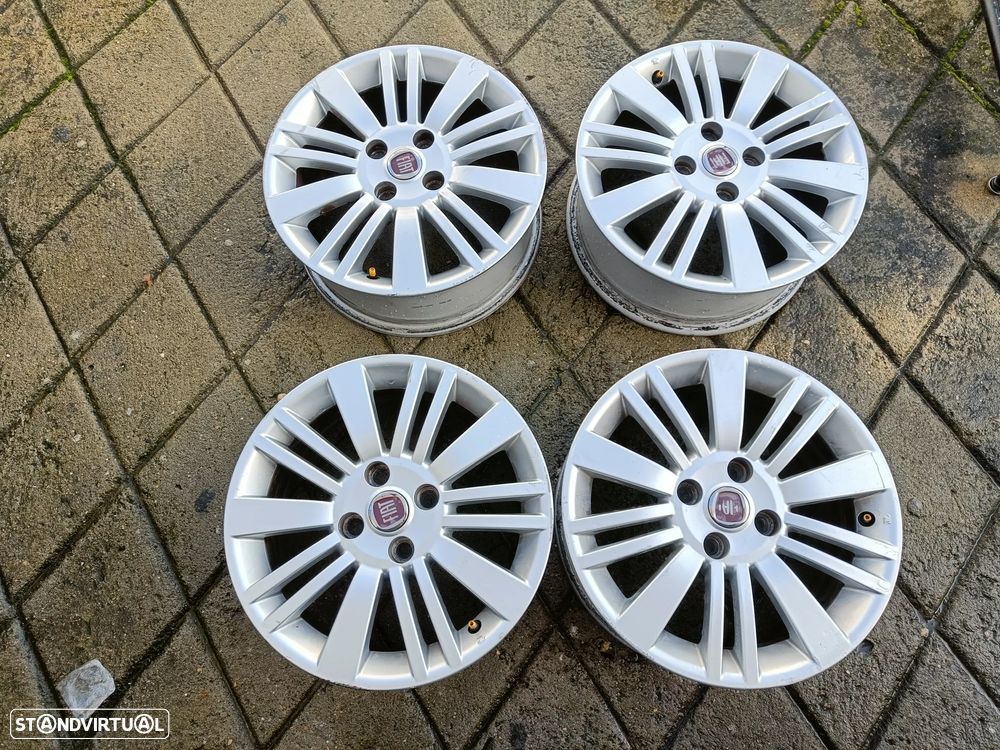 4 jantes 15 Fiat grand Punto, furação 4x98 - 1