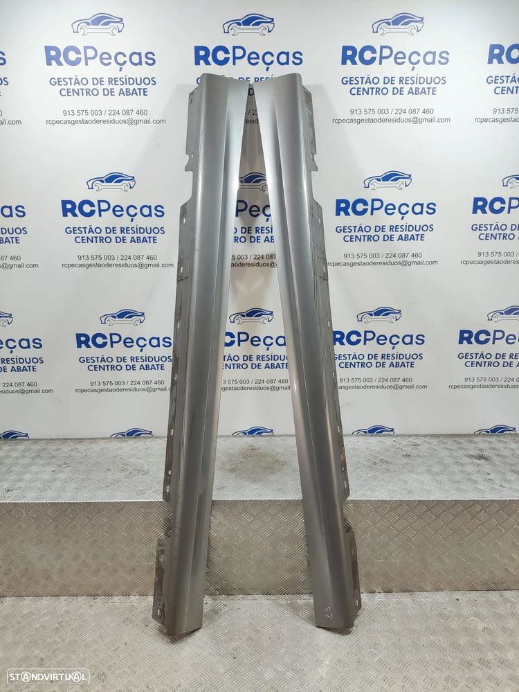 Conjunto Embaladeira Embaladeiras Esquerda Direita BMW Serie 3 E90 E91 LCI Saia Saias Lateral Laterais Original - 2