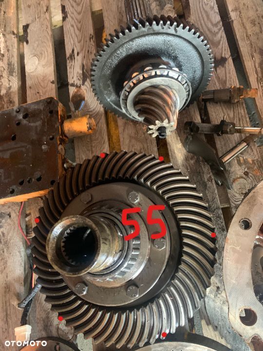 Części tylnego mostu do CASE 580K Super zwolnica, tryb talerzowy, atak 9/55 satelity - 2