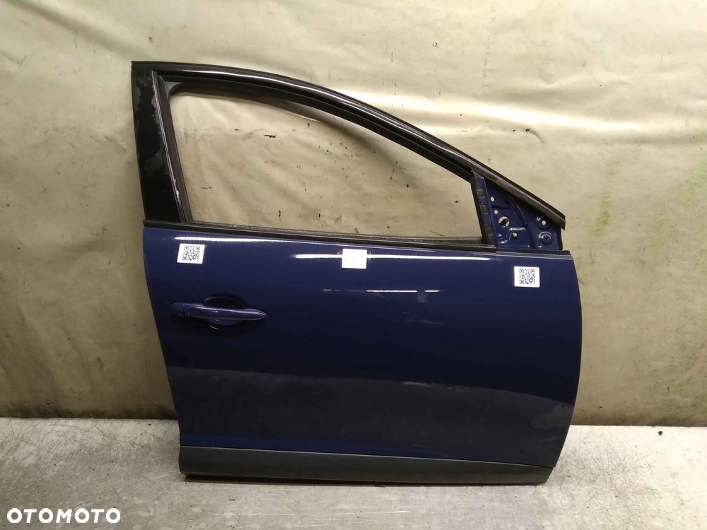 @ DRZWI PRZÓD PRZEDNIE PRAWE RENAULT MEGANE 3 III CIEMNY GRANAT GRANATOWE TEF43 - 1