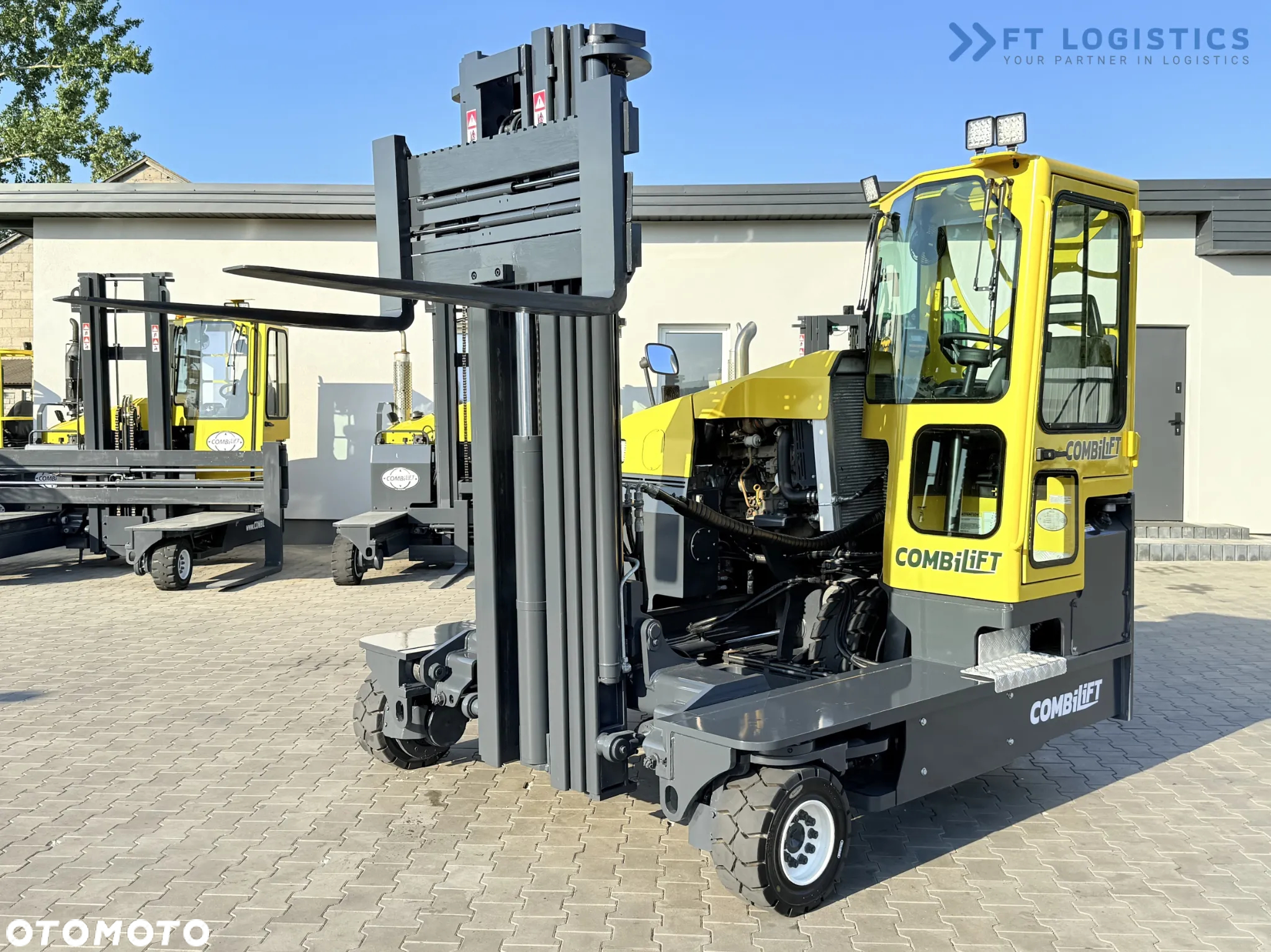 Combilift C5000 / DIESEL / TRIPLEX 6000MM / WOLNY SKOK / POZYCJONER WIDEŁ / WBUDOWANA WAGA / OGRZEWANIE / PEŁNA KABINA / STAN IDEALNY / zeroka oferta wózków czterokierunkowych i bocznych, dopasowanych do różnorodnych potrzeb i zastosowań - 16