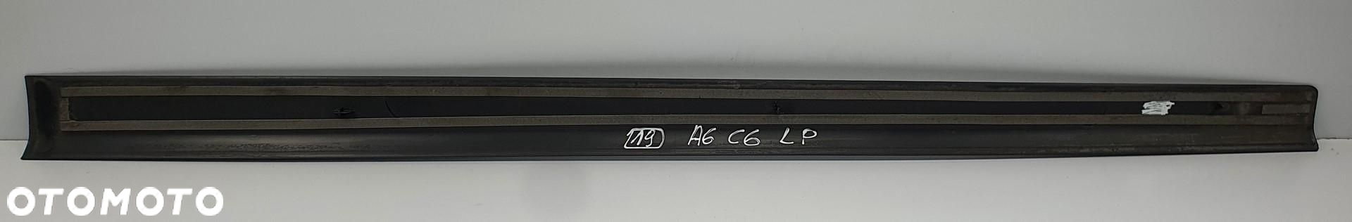 LISTWA PROGOWA LEWY PRZÓD AUDI A6 C6 4F0853373 - 5