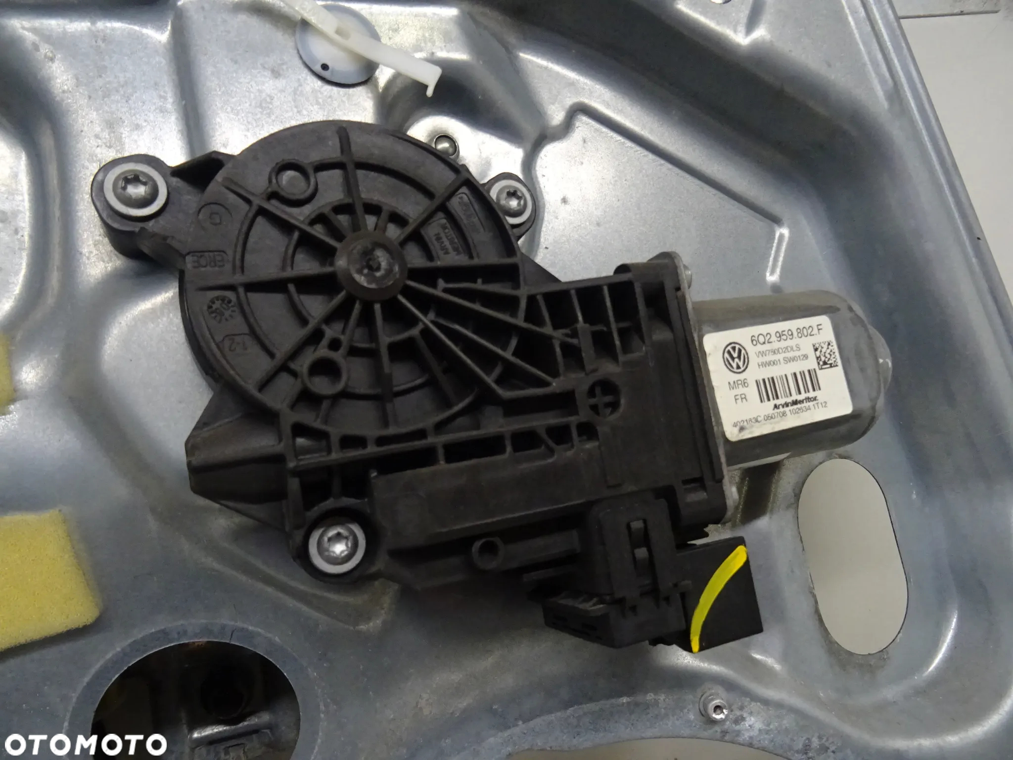 VW TRANSPORTER T5 1.9 TDI MECHANIZM PODNOŚNIK SZYBY LEWY PRZÓD - 3