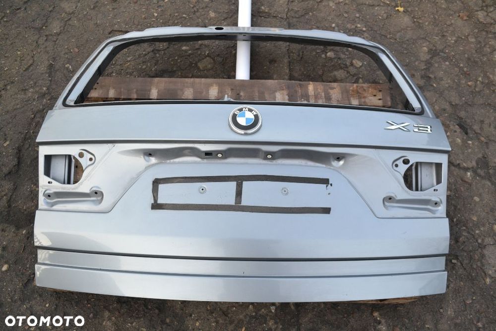 BMW X3 E83 KLAPA BAGAŻNIKA TYŁ SILBERGRAU POMORSKIE - 2